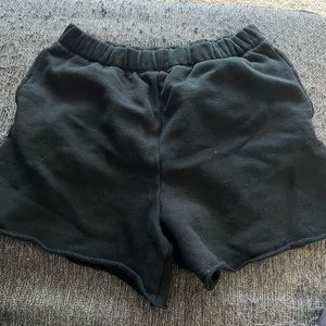 Aerie Fleece High Waisted Shorts